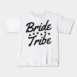 Bride Tribe. She Said Yes. Cute Bride To Be Design Kids T-Shirt